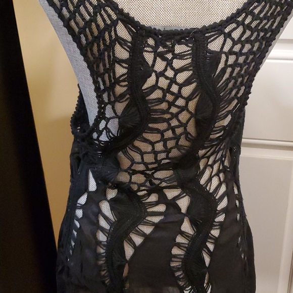 Spiaggia dolce S/M Black swimsuit Cover up - Picture 3 of 7